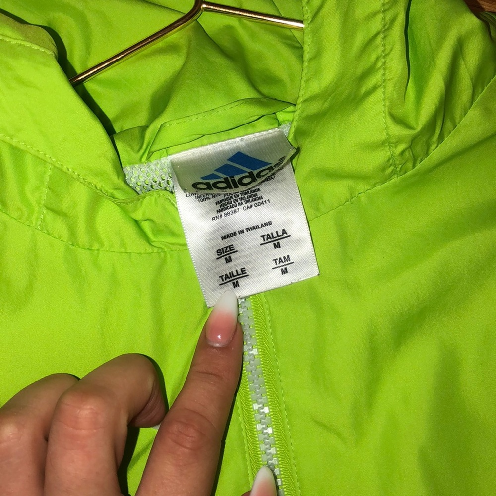 Adidas pullover windbreaker. - Picture 2 of 4